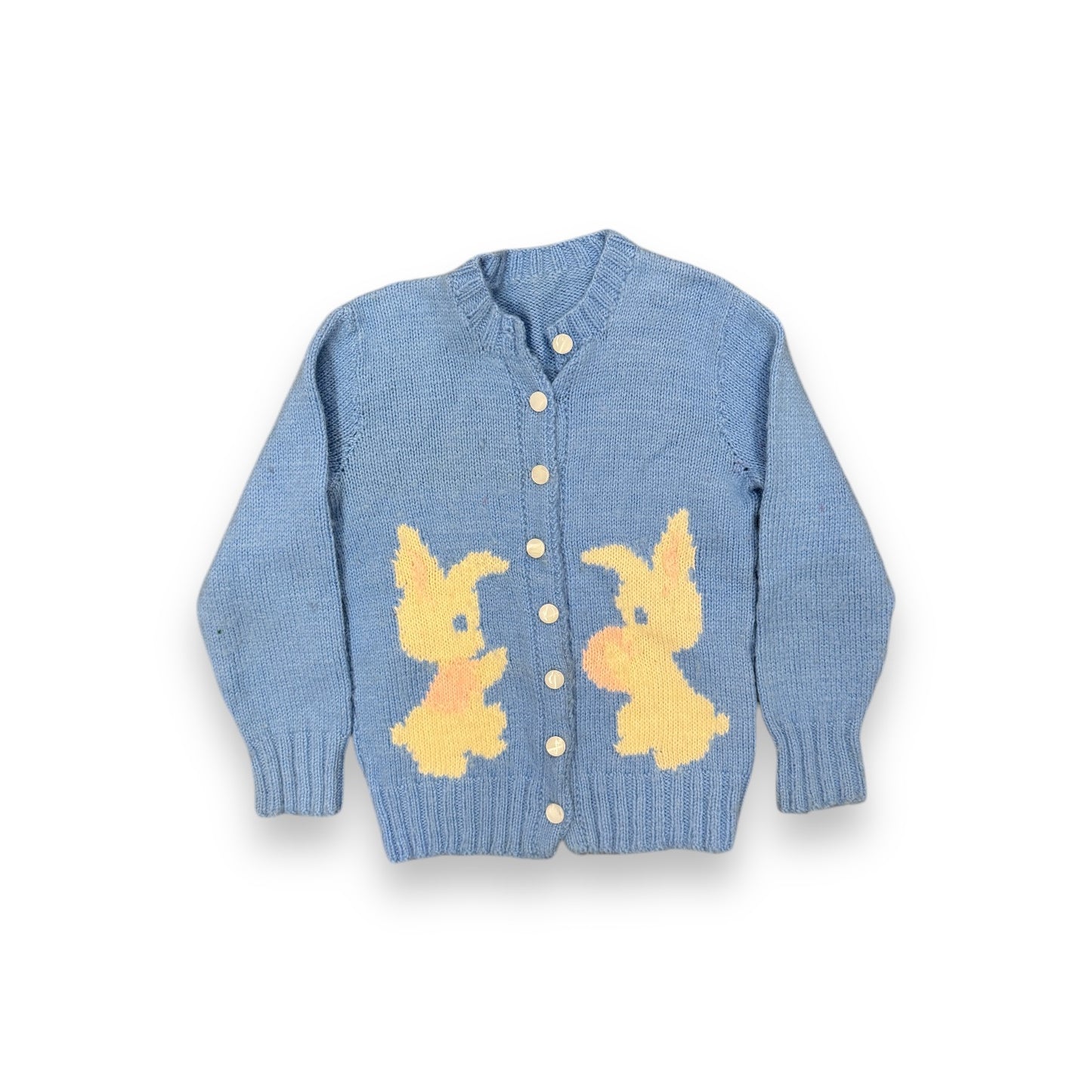 70s Bunny Cardigan (0-6M)