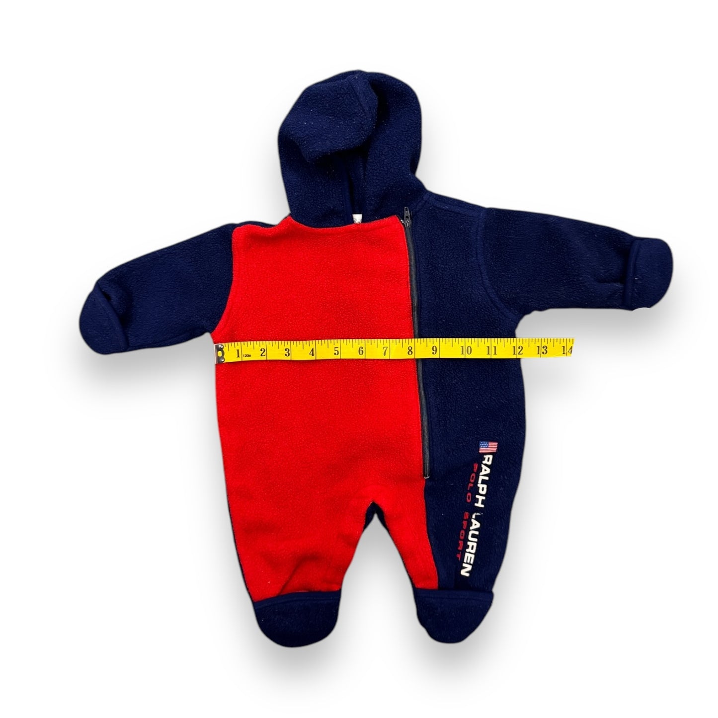 90s Polo Sport Fleece Onesie (0-3M)