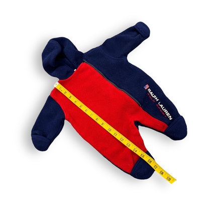 90s Polo Sport Fleece Onesie (0-3M)