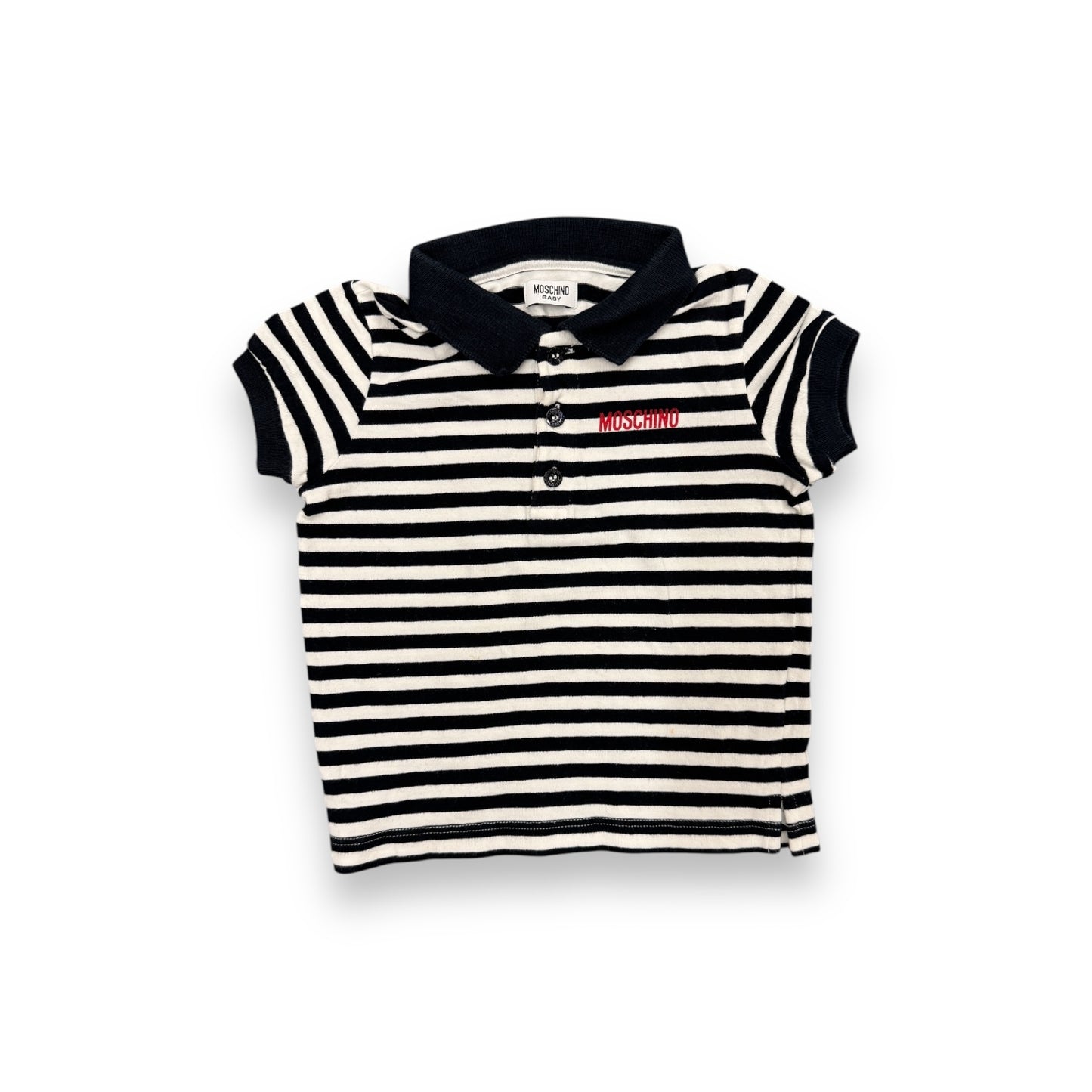 MOSCHINO Baby Striped Polo (12-18M)