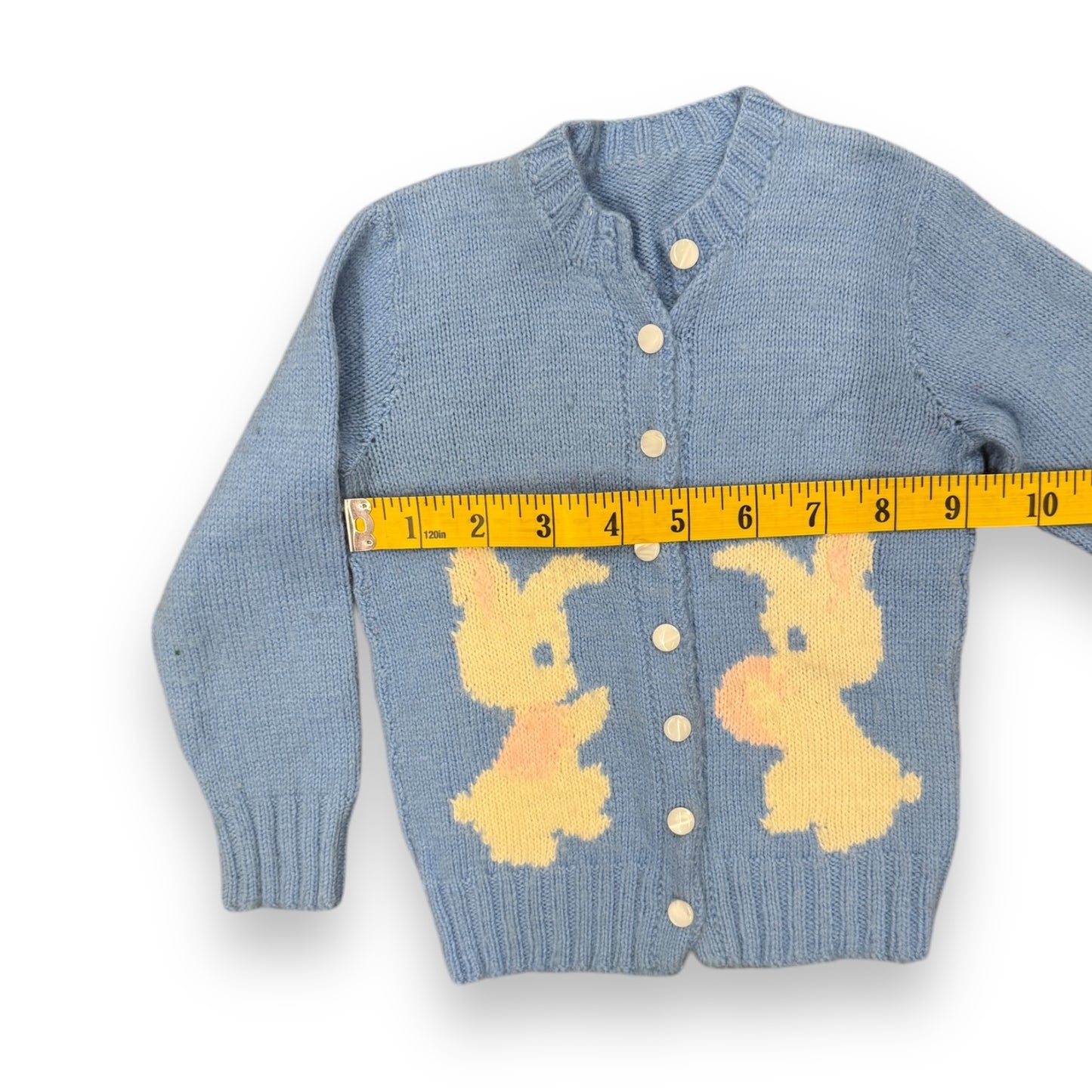 70s Bunny Cardigan (0-6M)