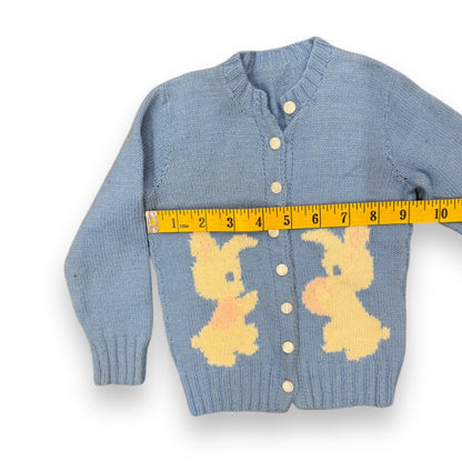 70s Bunny Cardigan (0-6M)