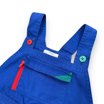 80s Lacoste Blue Overalls (Sibling Set)