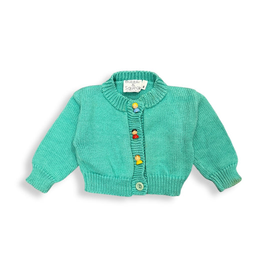 Wooden Baby Button Cardigan (12M)