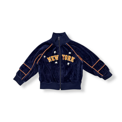 90s Velour New York City Track Jacket (2T)