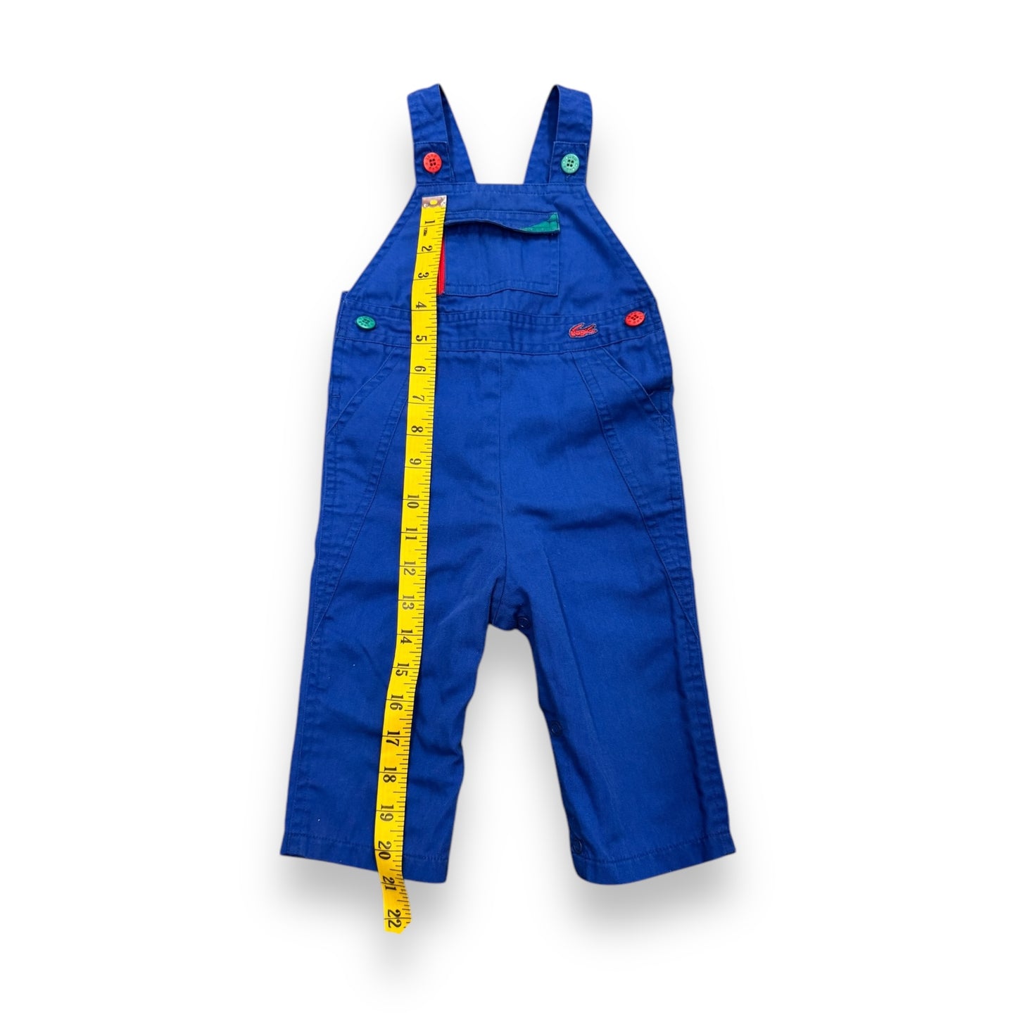 80s Lacoste Blue Overalls (Sibling Set)