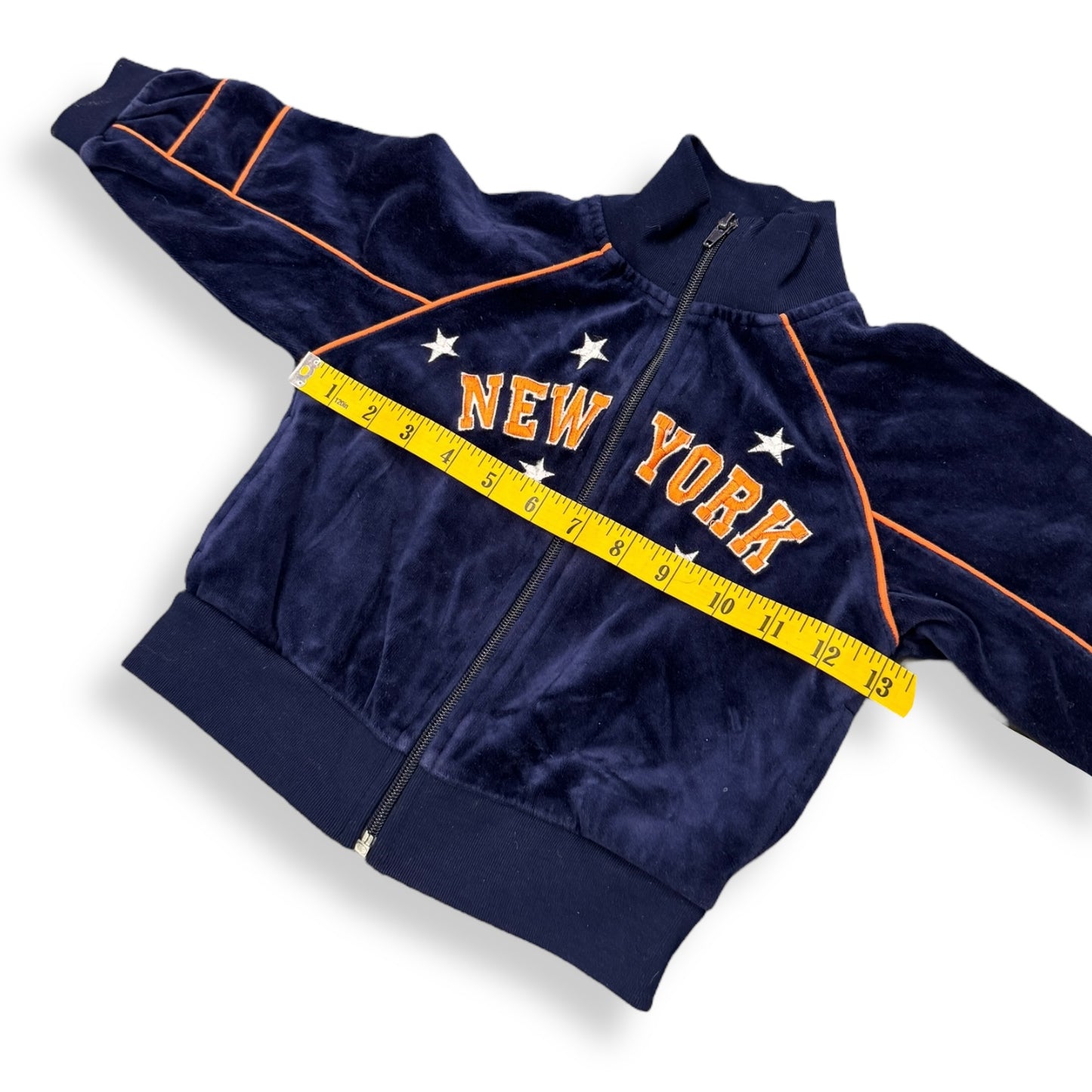 90s Velour New York City Track Jacket (2T)