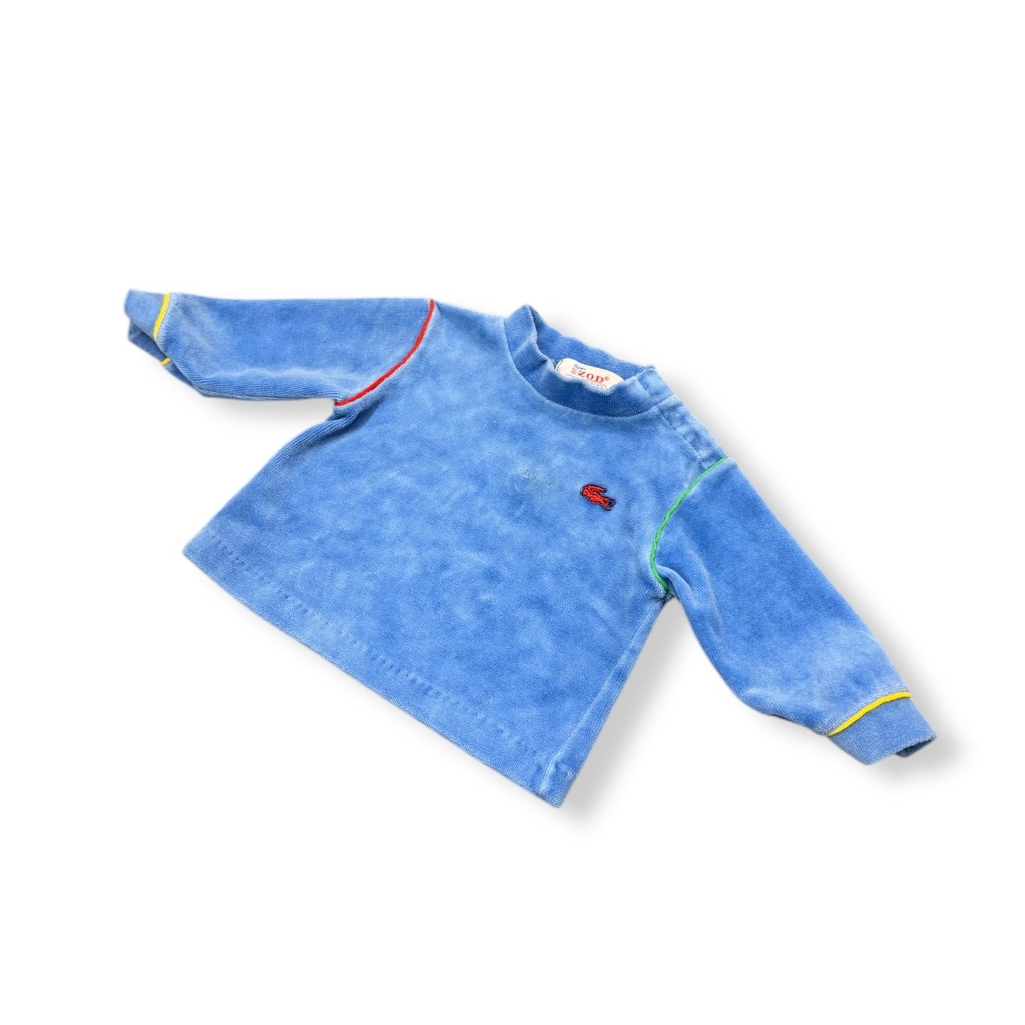 80s Lacoste Velour Sweater (3-6M)