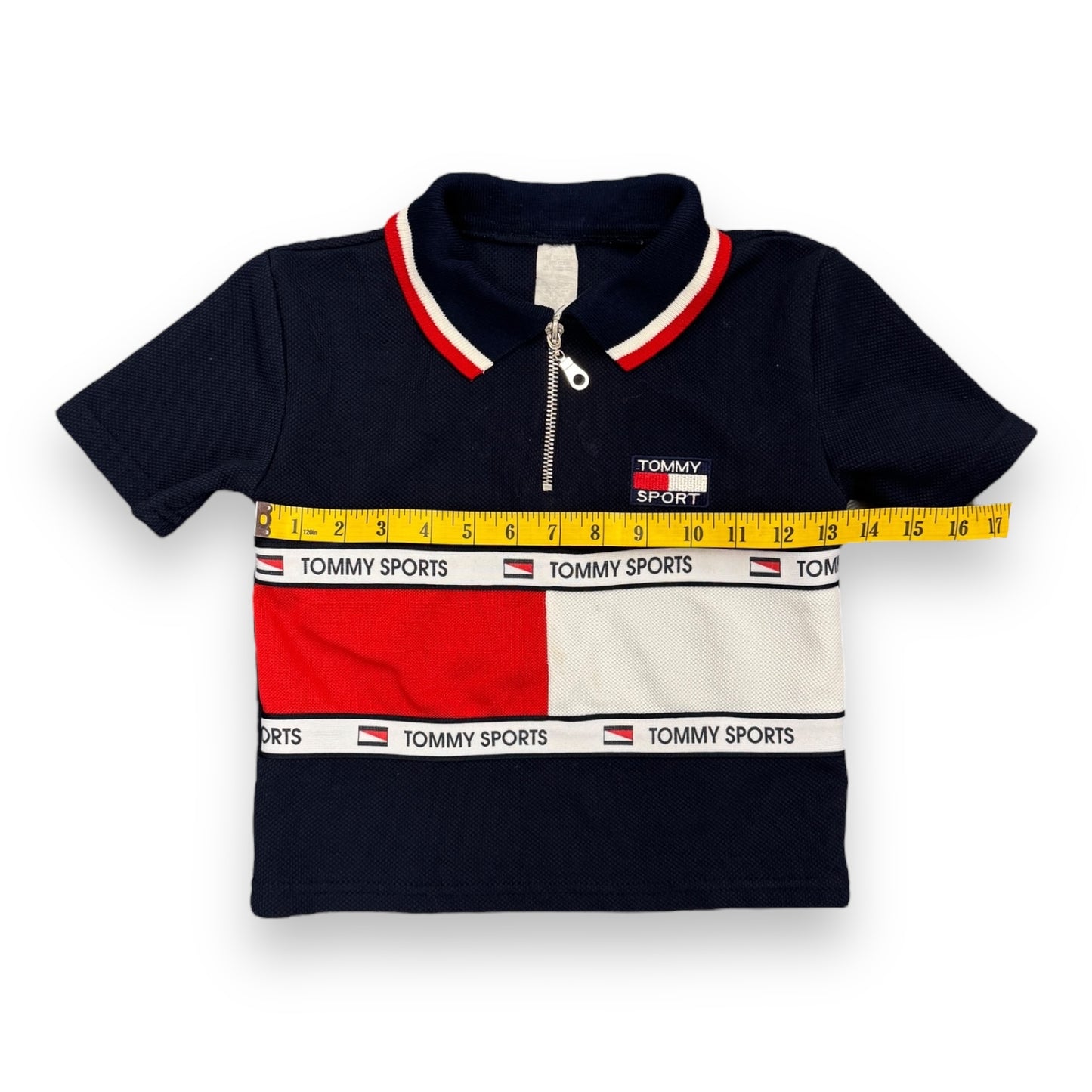 90s Tommy Sports Zip Up Polo (2T)