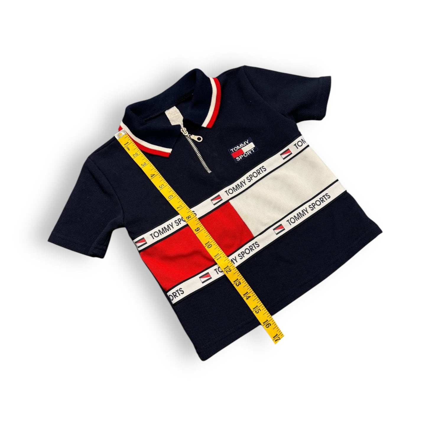 90s Tommy Sports Zip Up Polo (2T)