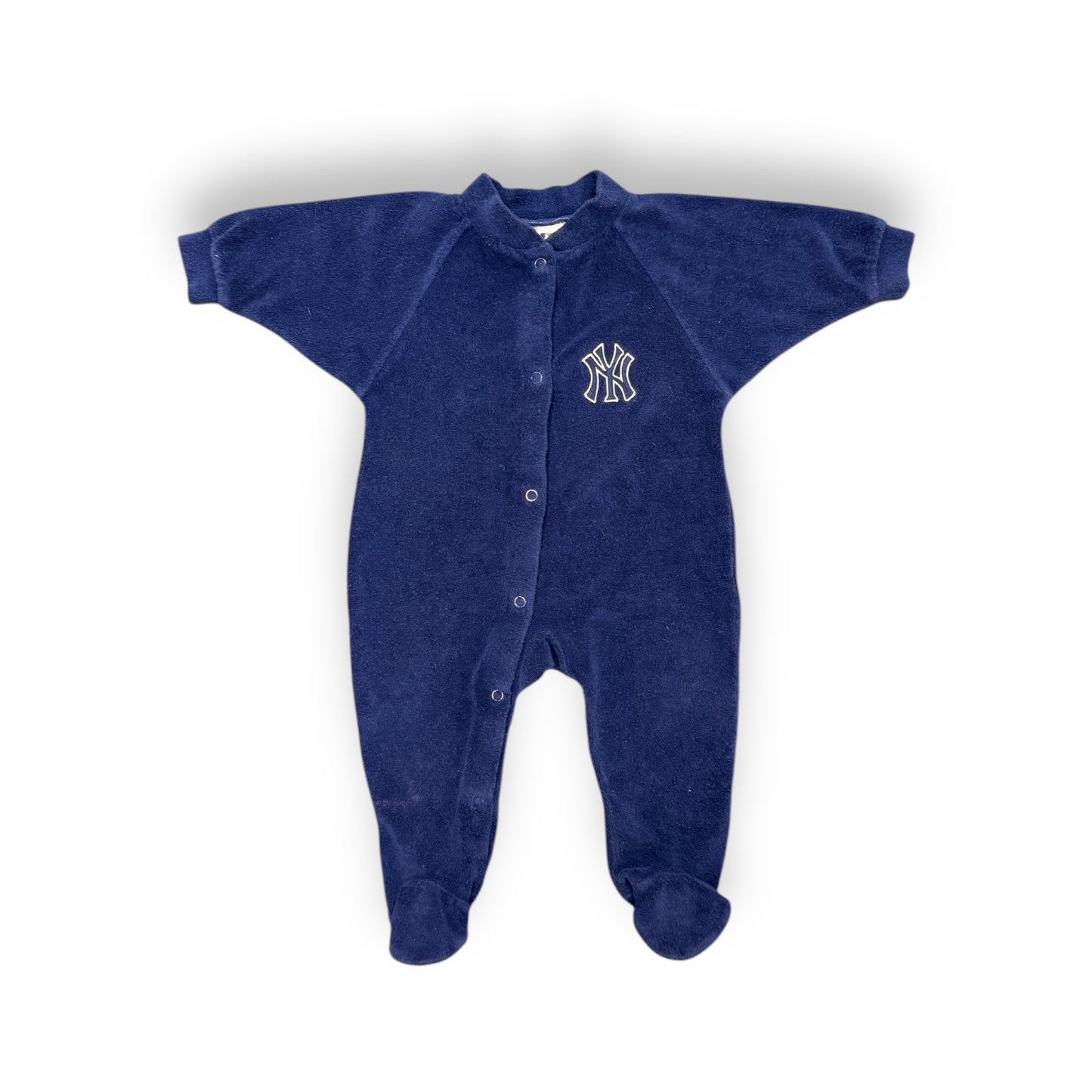 90s NY Yankees Fleece Onesie (0-3M)