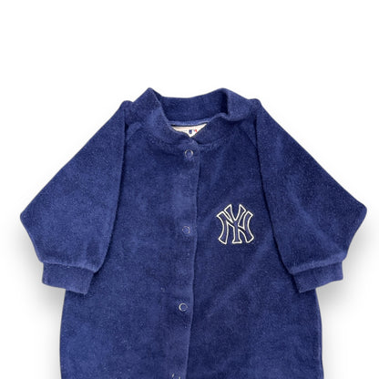 90s NY Yankees Fleece Onesie (0-3M)