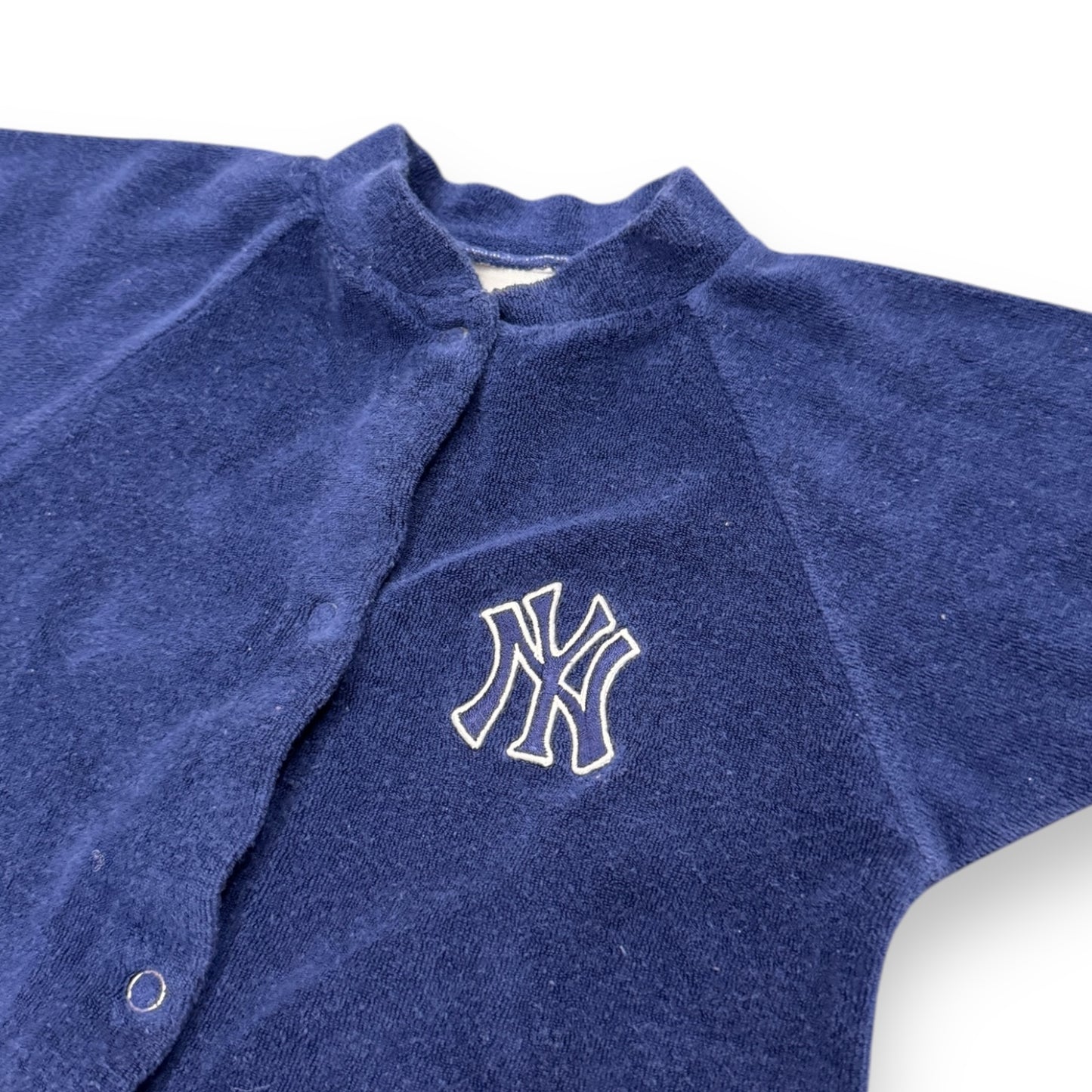 90s NY Yankees Fleece Onesie (0-3M)