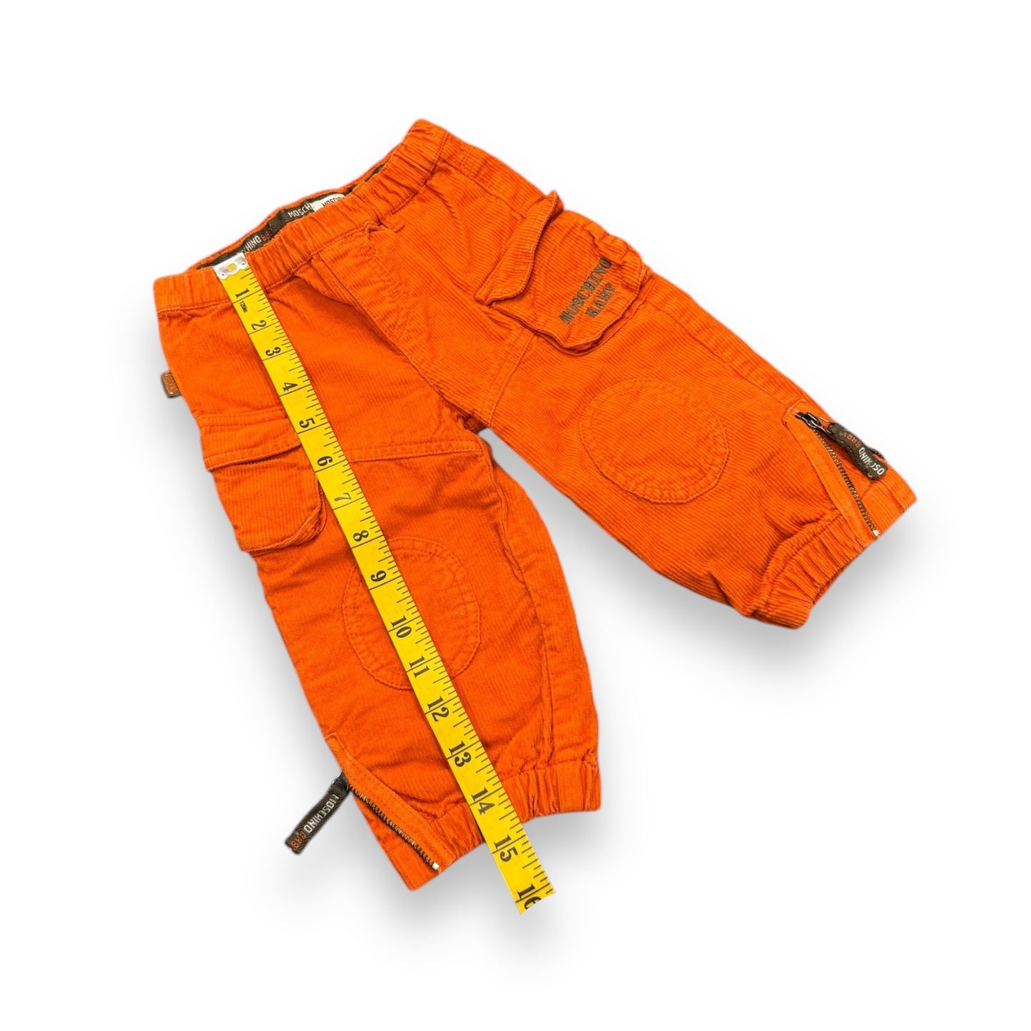 Moschino Baby Orange Cargo Pants (9M)