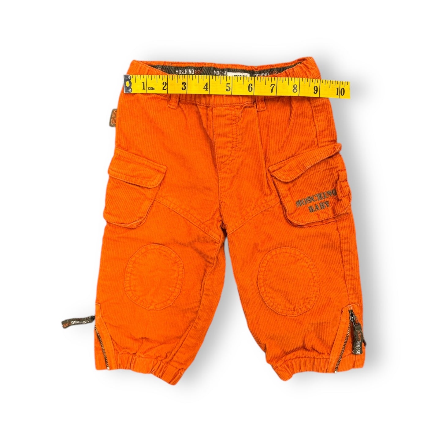 Moschino Baby Orange Cargo Pants (9M)