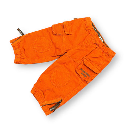 Moschino Baby Orange Cargo Pants (9M)