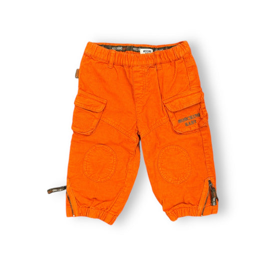 Moschino Baby Orange Cargo Pants (9M)